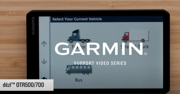 Garmin dezl OTR700, 7-inch GPS Truck Navigator, Easy-to-read Touchscreen Display, Custom Truck Routing and Load-to-dock Guidance, 7 Inch