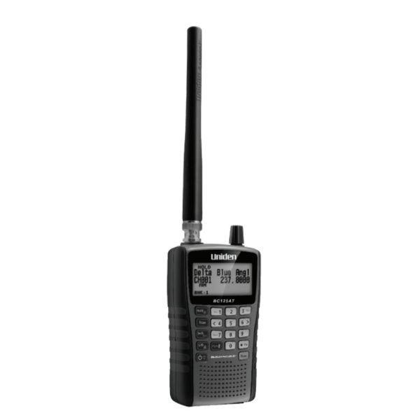 Uniden Bearcat BC125AT Handheld Scanner, 500-Alpha-Tagged Channels, Close Call Technology, PC Programable, Aviation, Marine, Railroad, NASCAR, Racing, and Non-Digital Police/Fire/Public Safety