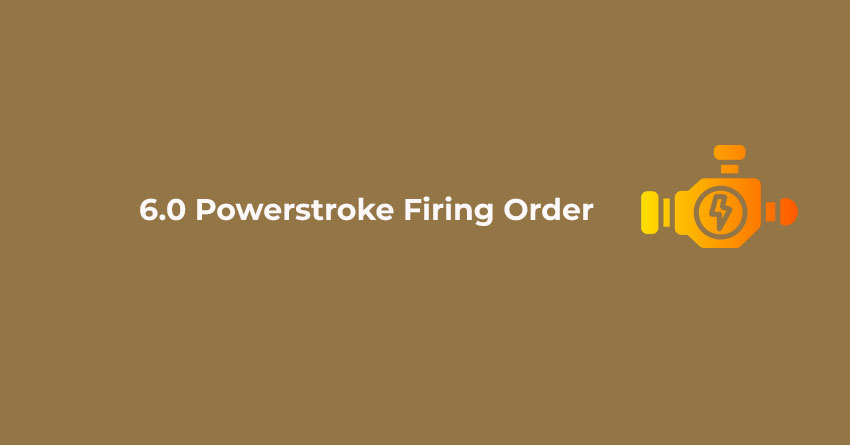 6.0 Powerstroke Firing Order